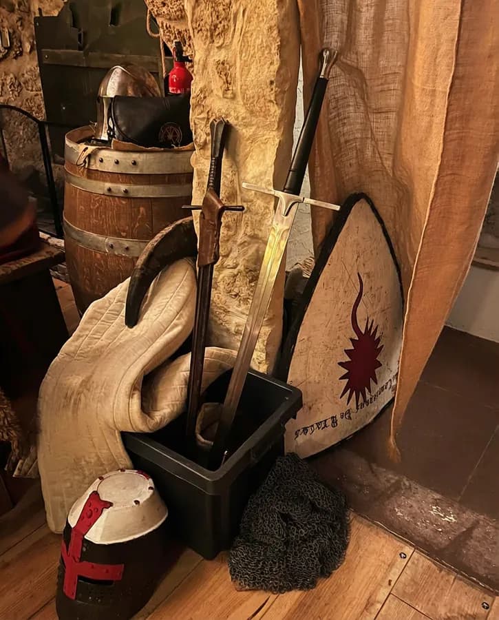 Atmosphère médiévale de la taverne