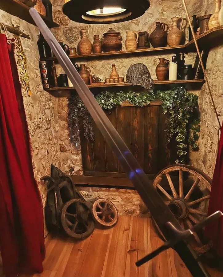 Terrasse de la taverne